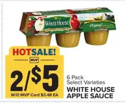 Food Lion WHITE HOUSE APPLE SAUCE offer