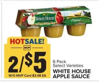 Food Lion WHITE HOUSE APPLE SAUCE offer