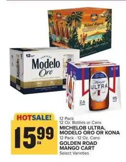 Food Lion Michelob Ultra, Modelo Oro or Kona offer