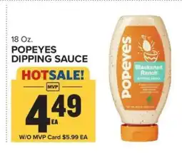 Food Lion POPEYES DIPPING SAUCE offer