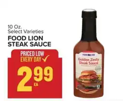 Food Lion FOOD LION STEAK SAUCE offer