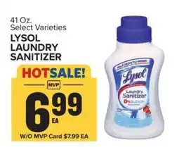 Food Lion Lysol Laundry Sanitizer offer