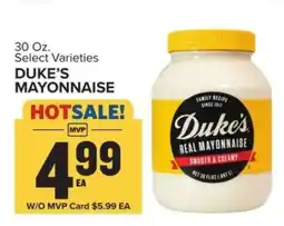 Food Lion Duke's Mayonnaise offer