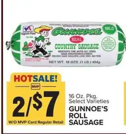 Food Lion Gunnoe’s Roll Sausage offer