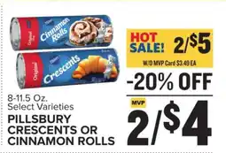 Food Lion Pillsbury Crescents or Cinnamon Rolls offer