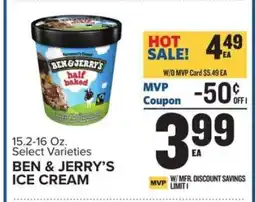 Food Lion Ben & Jerry's Ice Cream offer