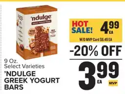 Food Lion ’NDULGE GREEK YOGURT BARS offer