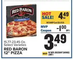 Food Lion Red Baron 12 Pizza offer
