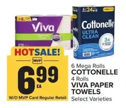 Food Lion Cottonelle & Viva Paper Towels offer