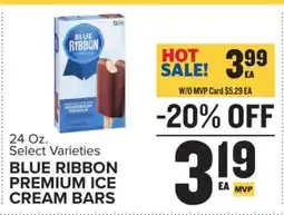 Food Lion BLUE RIBBON PREMIUM ICE CREAM BARS offer