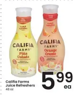 Albertsons Califia Farms Juice Refreshers offer
