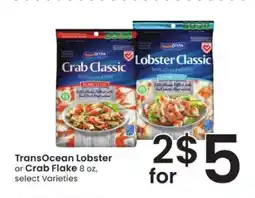 Albertsons TransOcean Lobster or Crab Flake offer