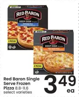 Albertsons Red Baron Single Serve Frozen Pizza offer