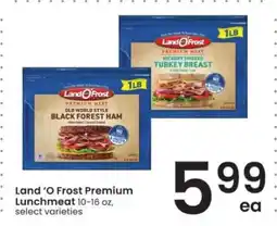 Albertsons Land O'Frost Premium Lunchmeat offer