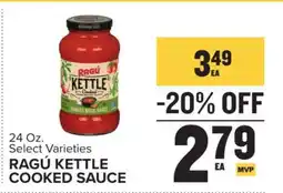 Food Lion Ragu Kettle Cooked Sauce offer