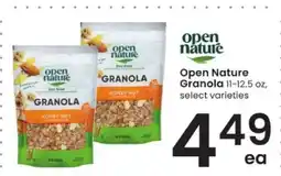 Albertsons Open Nature Granola offer
