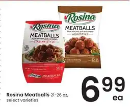 Albertsons Rosina Meatballs offer