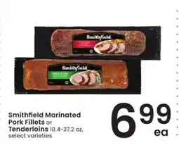 Albertsons Smithfield Marinated Pork Fillets or Tenderloins offer