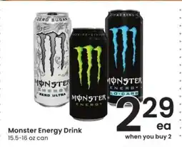 Albertsons Monster Energy Drink offer