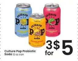 Albertsons Culture Pop Probiotic Soda offer