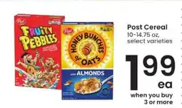 Albertsons Post Cereal offer