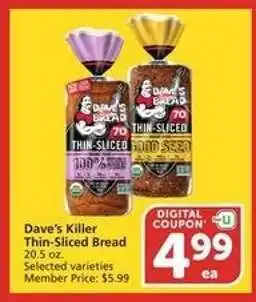 Dave's Killer Thin-Sliced Bread