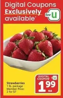 Albertsons Strawberries offer