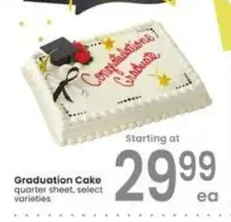 Albertsons Graduation Cake offer
