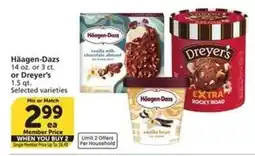 Albertsons Häagen-Dazs or Dreyer's Ice Cream offer