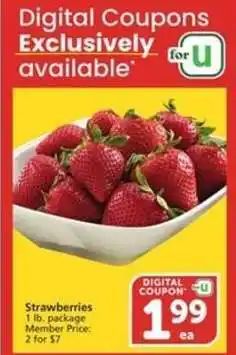 Albertsons Strawberries offer