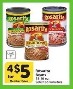 Albertsons Rosarita Beans offer