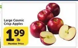 Albertsons Large Cosmic Crisp Apples offer