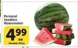 Albertsons Personal Seedless Watermelon offer