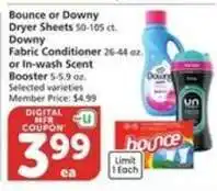 Albertsons Bounce or Downy Products offer