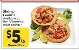 Albertsons Shrimp Ceviche offer