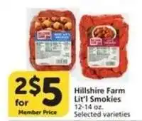 Albertsons Hillshire Farm Lit'l Smokies offer