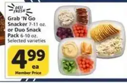 Albertsons Grab 'N Go Snacker or Duo Snack Pack offer