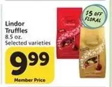 Albertsons Lindor Truffles offer