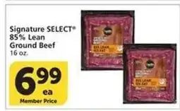 Albertsons Signature SELECT 85% Lean Ground Beef offer