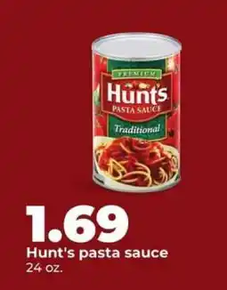 Hy-Vee Hunt's Pasta Sauce offer