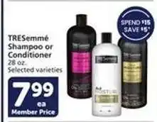 Albertsons Tresemme Shampoo or Conditioner offer