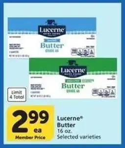 Albertsons Lucerne Butter offer