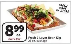 Albertsons Fresh 7 Layer Bean Dip offer