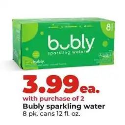 Hy-Vee Bubly Sparkling Water offer