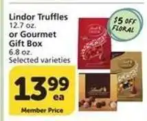 Albertsons Lindor Truffles or Gourmet Gift Box offer