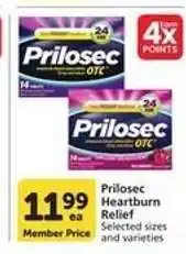 Albertsons Prilosec Heartburn Relief offer