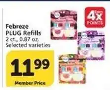 Albertsons Febreze Plug Refills offer