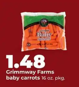 Hy-Vee Grimmway Farms baby carrots offer