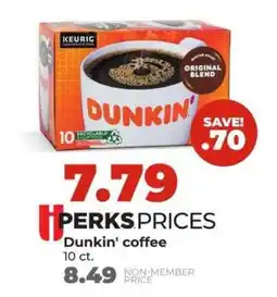 Hy-Vee Dunkin' Coffee offer