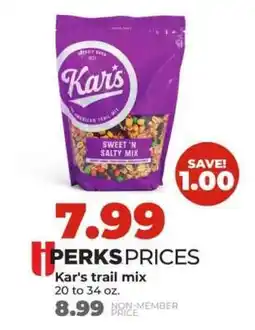 Hy-Vee KAR'S TRAIL MIX offer